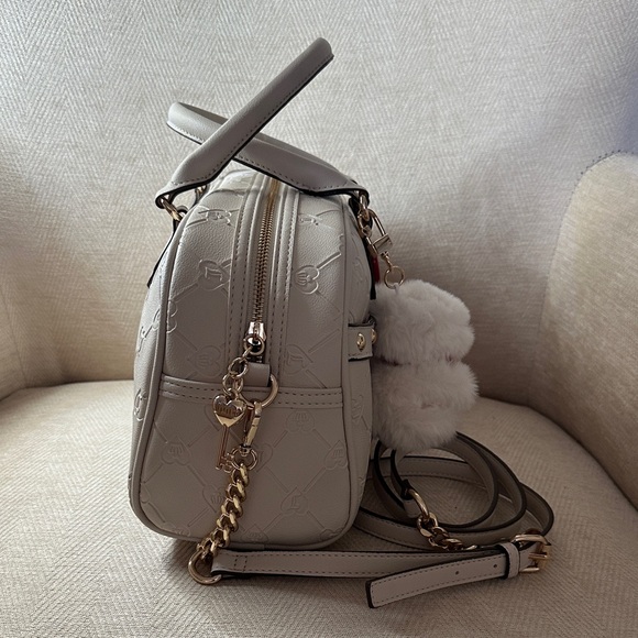 Juicy Couture Cream Satchel with Heart and Bear Charms - Picture 7 of 14